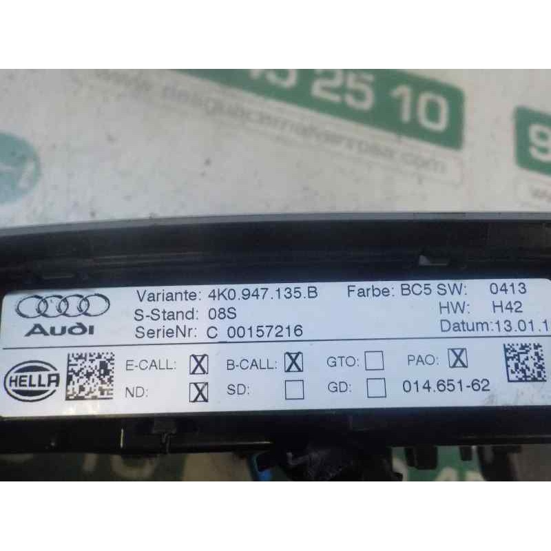 Recambio de piloto interior para audi a4 berlina (8w2) sport edition referencia OEM IAM 4K0947135BBC5 4K0947135AE C00157216
