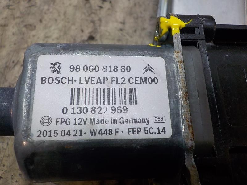 Recambio de elevalunas delantero izquierdo para peugeot 2008 (--.2013) active referencia OEM IAM 9806088180  