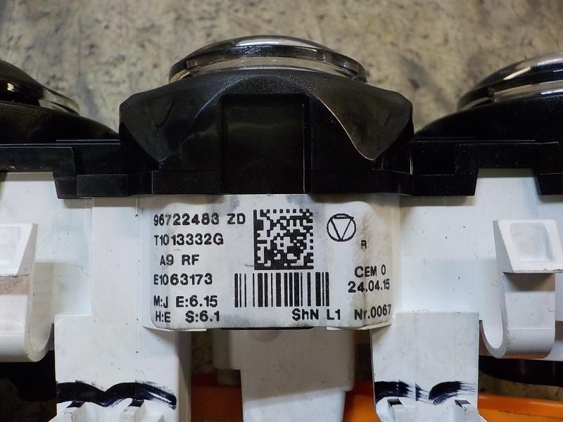 Recambio de mando calefaccion / aire acondicionado para peugeot 2008 (--.2013) active referencia OEM IAM 9672248380 96722488ZD 