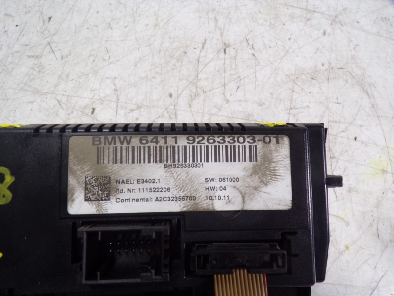 Recambio de mando climatizador para bmw serie 1 coupe (e82) 118d referencia OEM IAM 64119292263 9263303 