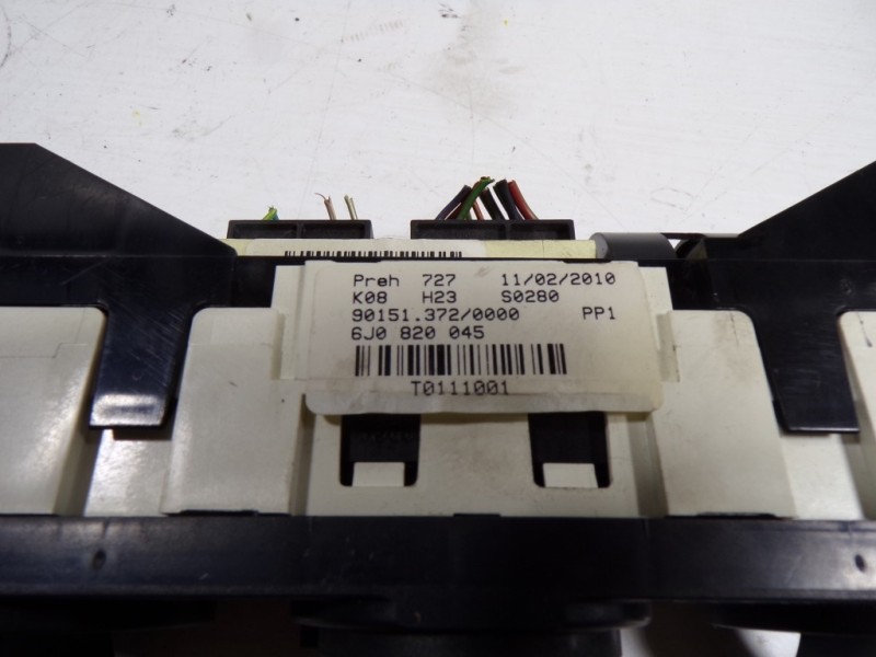 Recambio de mando calefaccion / aire acondicionado para seat ibiza (6j5) 1.6 tdi referencia OEM IAM 6J0820045NEE 6J0820045 