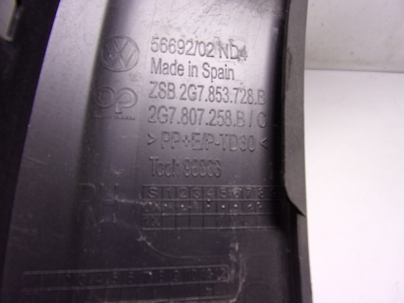 Recambio de aletin delantero derecho para volkswagen taigo 1.0 tsi referencia OEM IAM 2G7807258B9B9 2G7853728B 