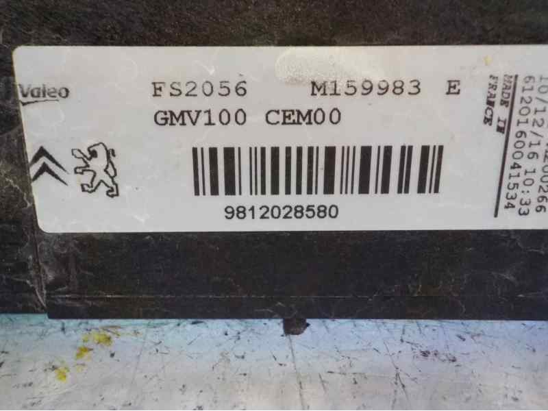 Recambio de electroventilador para citroën c-elysée 1.2 12v vti referencia OEM IAM 9812028580  