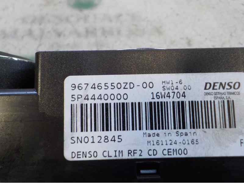 Recambio de mando climatizador para citroën c-elysée 1.2 12v vti referencia OEM IAM 1609170680  