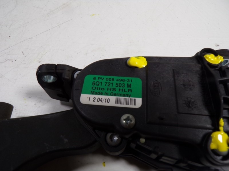 Recambio de potenciometro pedal para seat ibiza (6j5) 1.6 tdi referencia OEM IAM 6Q1721503M 6Q1721503M 