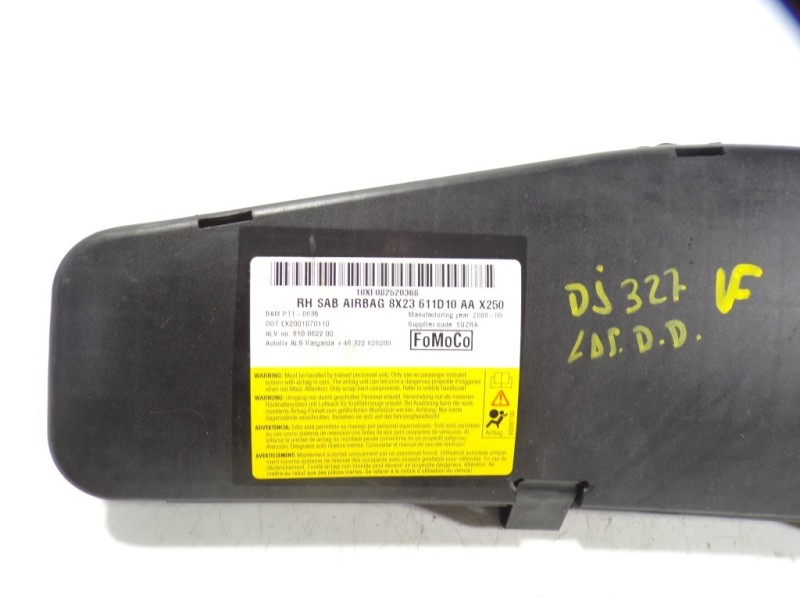 Recambio de airbag lateral derecho para jaguar xf 2.7 v6 diesel cat referencia OEM IAM  8X23611D10AA 