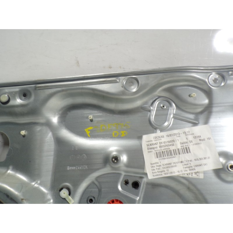 Recambio de elevalunas delantero derecho para alfa romeo giulietta (191) 1.6 jtdm cat referencia OEM IAM 71754403 0505265450 