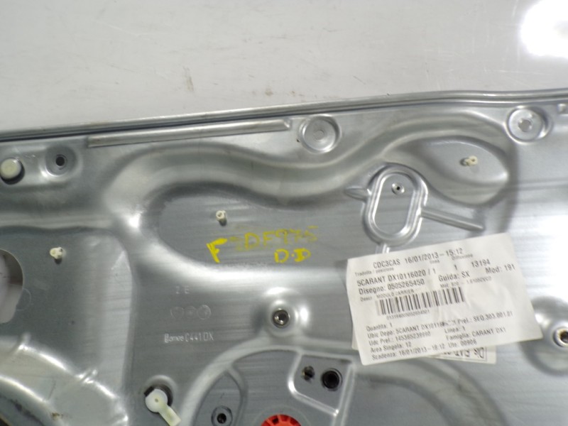 Recambio de elevalunas delantero derecho para alfa romeo giulietta (191) 1.6 jtdm cat referencia OEM IAM 71754403 0505265450 