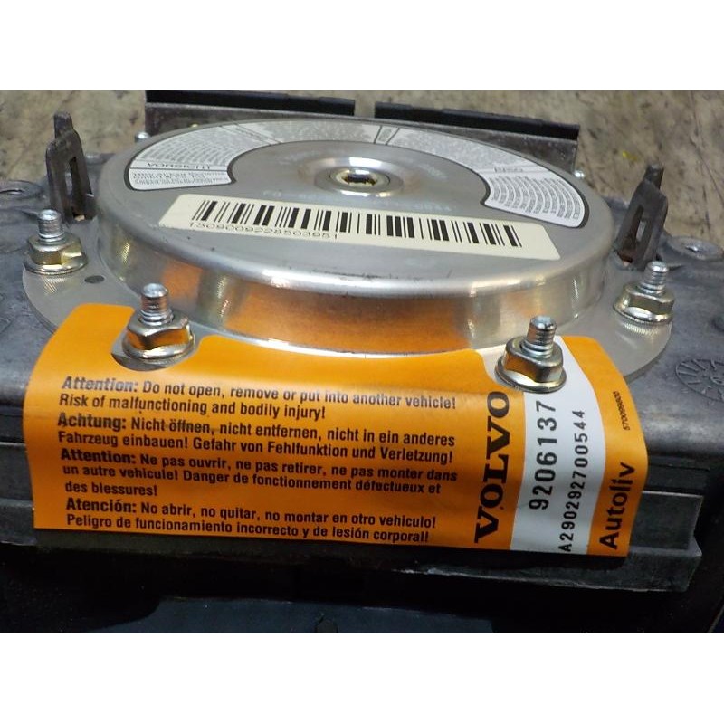Recambio de airbag delantero izquierdo para volvo c70 coupe 2.4 turbo cat referencia OEM IAM 9206137 9206137 9206137