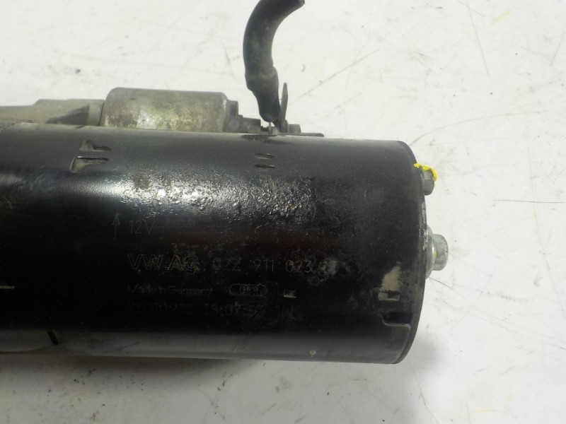 Recambio de motor arranque para volkswagen polo (6r1) 1.6 tdi referencia OEM IAM 02Z911023NX 02Z911023N 