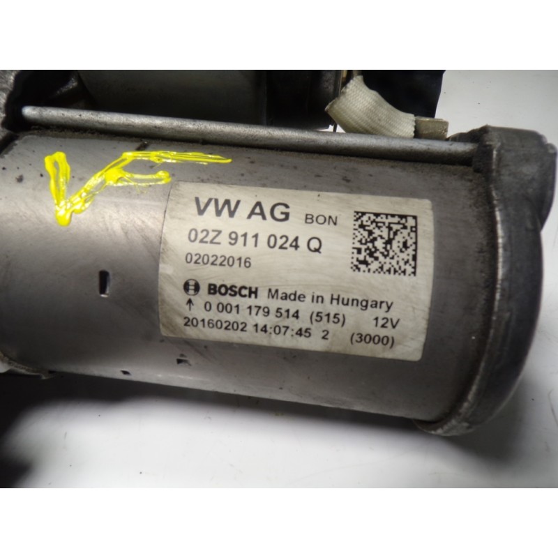 Recambio de motor arranque para seat leon st (5f8) 1.4 16v tsi referencia OEM IAM 02Z911024Q 02Z911024Q 