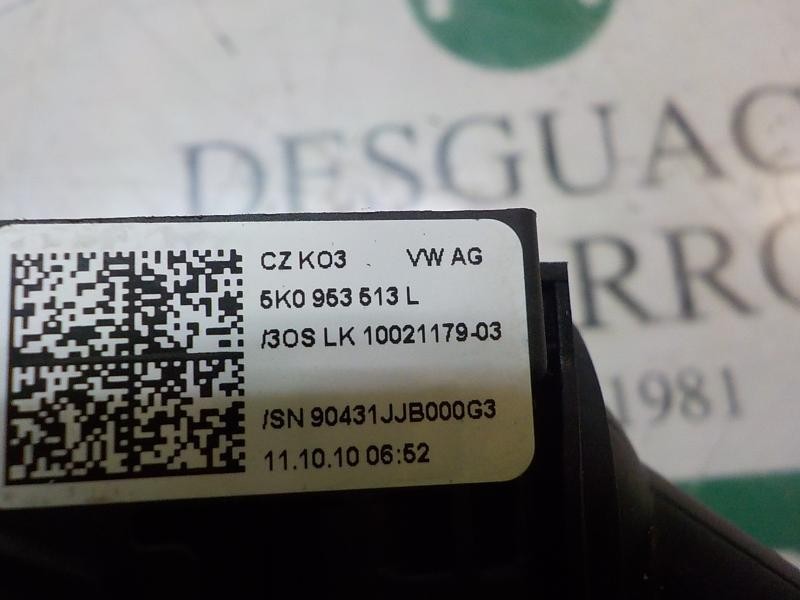 Recambio de mando intermitentes para volkswagen golf vi (5k1) advance bluemotion referencia OEM IAM 5K0953513L9B9 5K0953507AS 