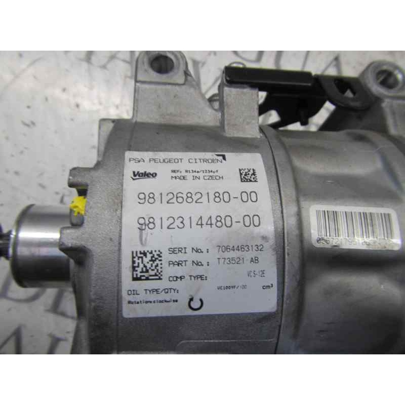 Recambio de compresor aire acondicionado para peugeot 308 1.2 12v e-thp referencia OEM IAM 9812682180 9812682180 