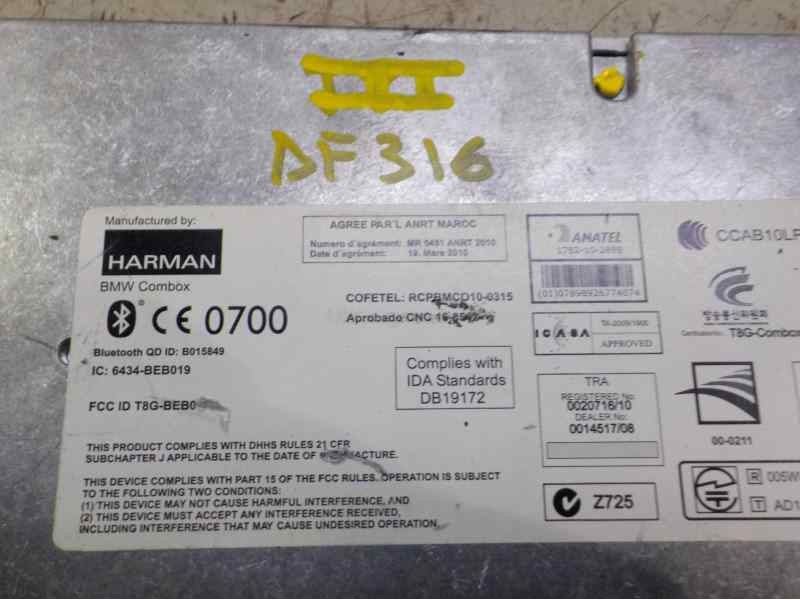 Recambio de modulo electronico para bmw serie 5 lim. (f10) 2.0 turbodiesel referencia OEM IAM 84109257150 84109257150 