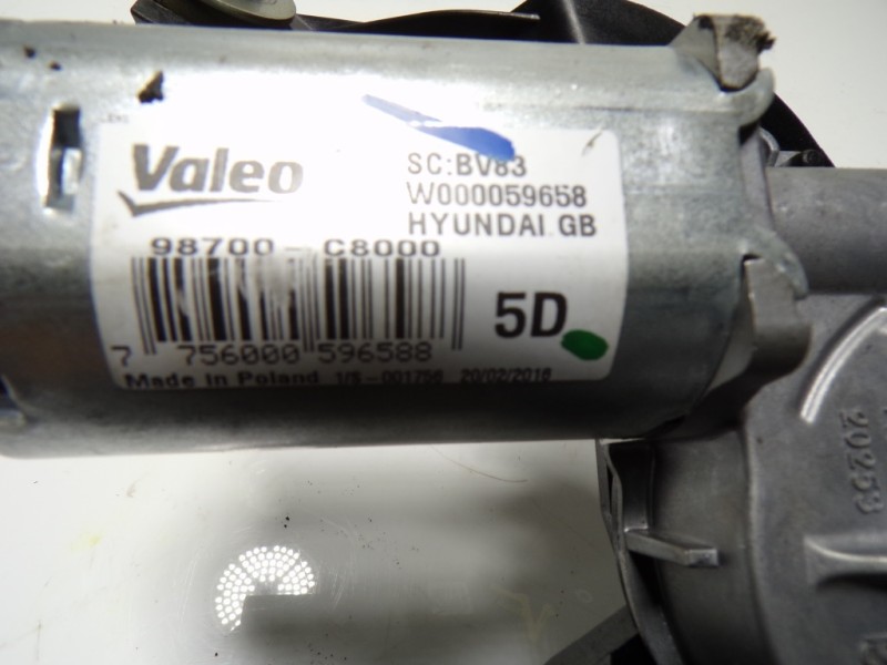 Recambio de motor limpia trasero para hyundai i20 1.2 cat referencia OEM IAM 98700C8000 98700C8000 W000059658