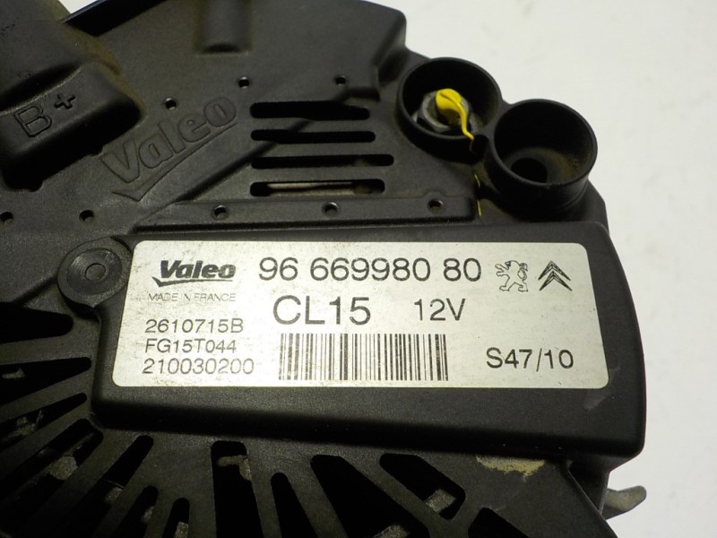 Recambio de alternador para peugeot rcz 1.6 16v turbo referencia OEM IAM 5705KQ 9666998080 