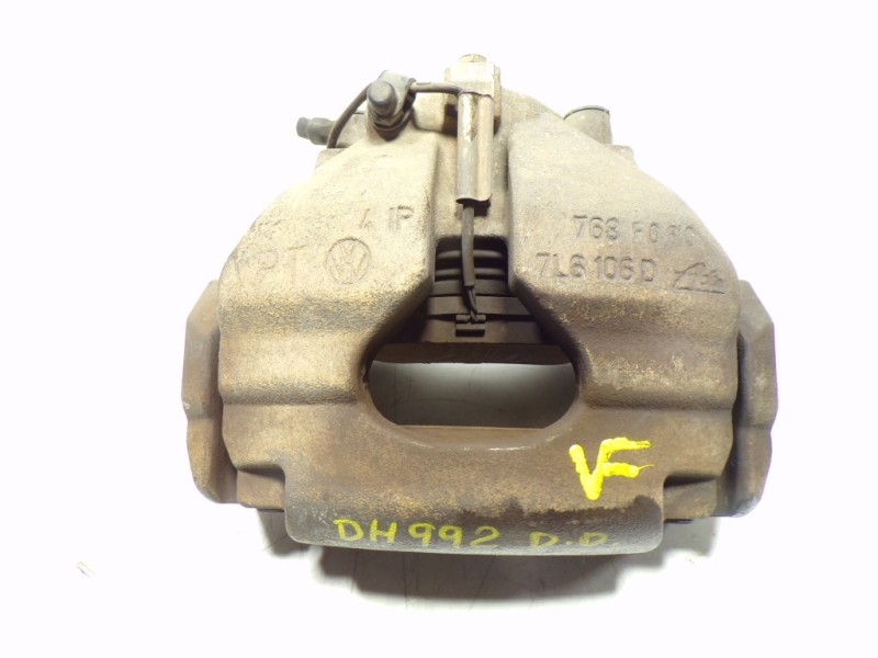 Recambio de pinza freno delantera derecha para volkswagen touareg (7la) tdi r5 referencia OEM IAM 7L6615124F 7L6106D 