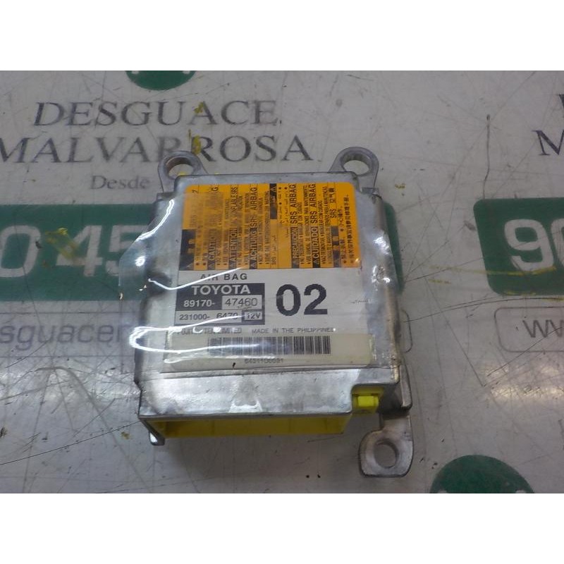 Recambio de centralita airbag para toyota prius (nhw30) 1.8 16v cat (híbrido) referencia OEM IAM 8917047460 8917047460 