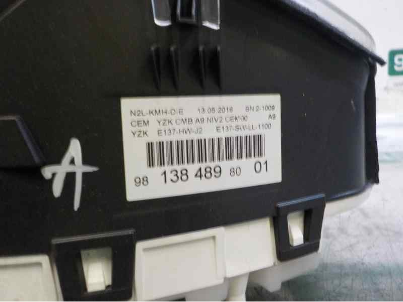 Recambio de cuadro instrumentos para peugeot 208 1.6 blue-hdi fap referencia OEM IAM   