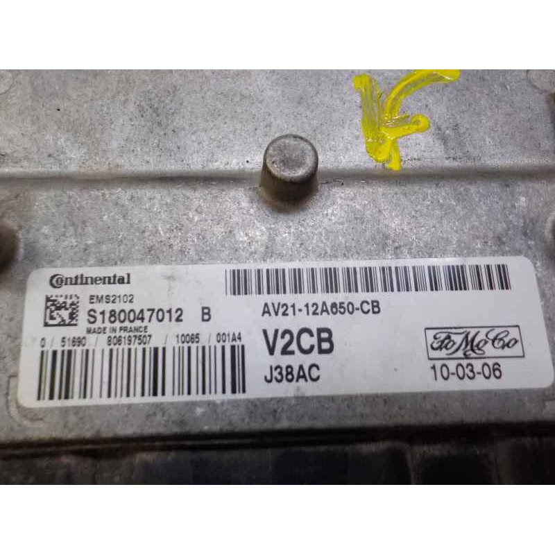 Recambio de centralita motor uce para ford fiesta (cb1) 1.25 16v cat referencia OEM IAM   