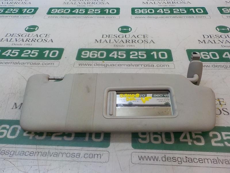 Recambio de parasol derecho para audi a3 sportback (8p) 2.0 tdi referencia OEM IAM 8P0857552A9V4  