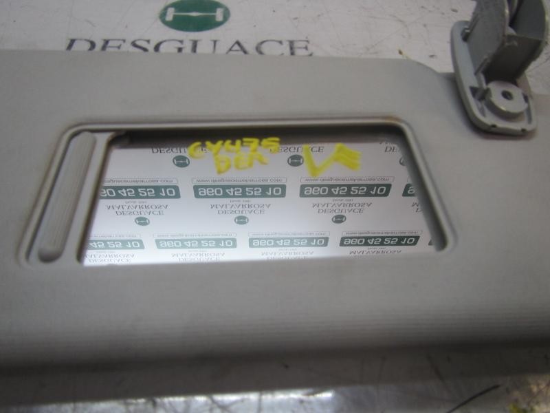 Recambio de parasol derecho para skoda roomster (5j7) elegance referencia OEM IAM 5J1857552T2F4  