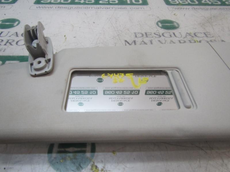 Recambio de parasol izquierdo para skoda roomster (5j7) elegance referencia OEM IAM 5J1857551P2F4  