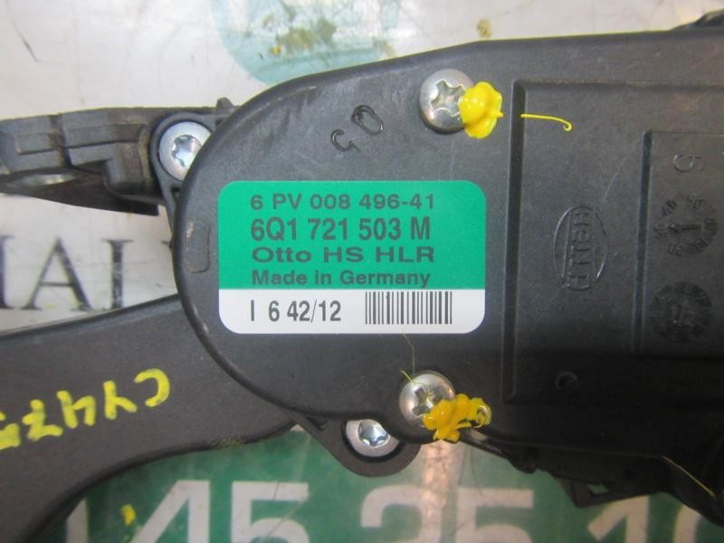 Recambio de potenciometro pedal para skoda roomster (5j7) elegance referencia OEM IAM 6Q1721503M 6Q1721503M 6PV008496