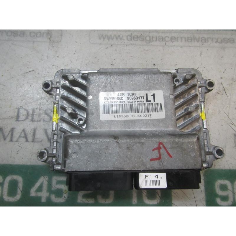 Recambio de centralita motor uce para chevrolet aveo 1.2 cat referencia OEM IAM   