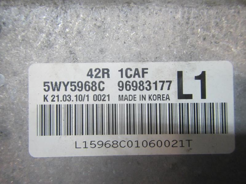 Recambio de centralita motor uce para chevrolet aveo 1.2 cat referencia OEM IAM   