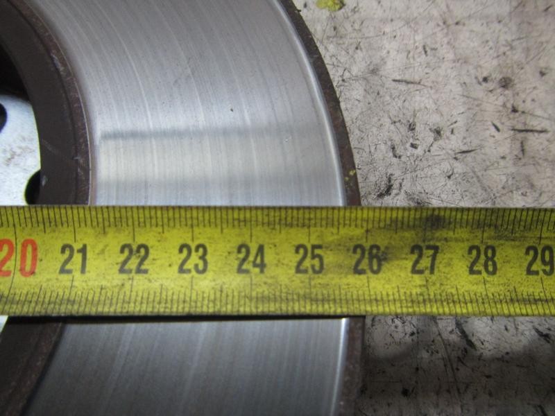 Recambio de disco freno trasero para volkswagen touran (1t1) advance referencia OEM IAM 1K0615601AC  