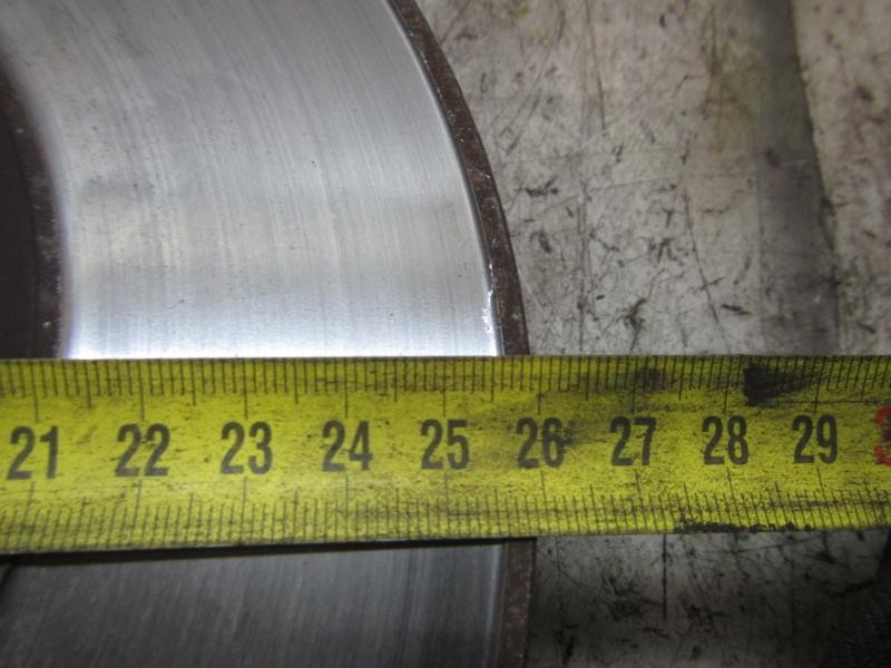 Recambio de disco freno trasero para volkswagen touran (1t1) advance referencia OEM IAM 1K0615601AC  