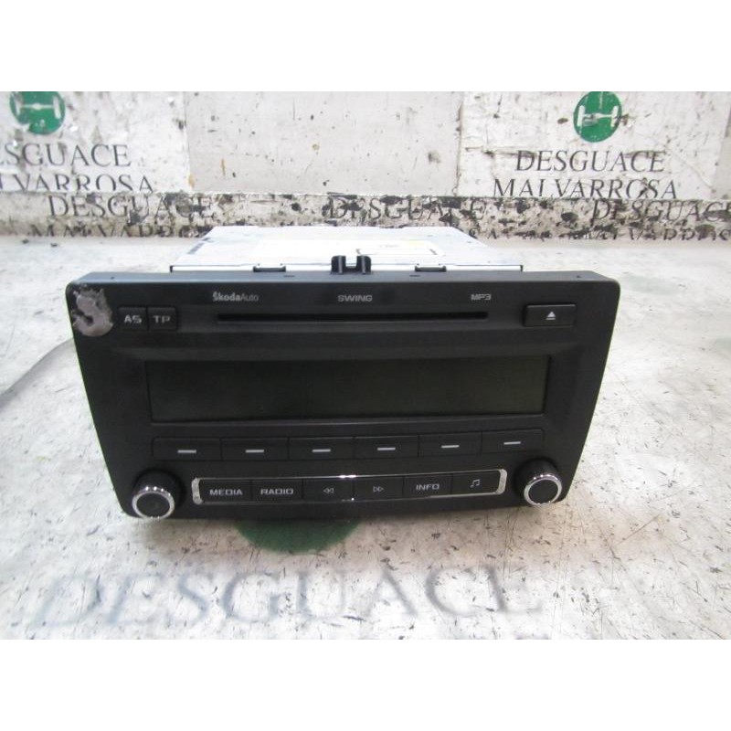 Recambio de sistema audio / radio cd para skoda octavia berlina (1z3) active referencia OEM IAM 1Z0035161M 1Z0035161F 