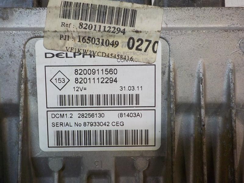 Recambio de centralita motor uce para renault kangoo 1.5 dci diesel referencia OEM IAM   