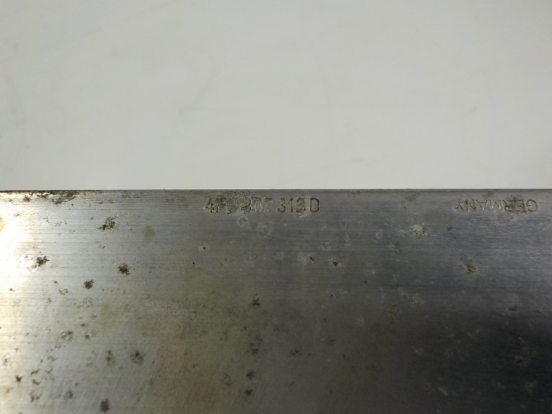 Recambio de refuerzo paragolpes trasero para audi a6 berlina (4f2) 3.0 tdi quattro referencia OEM IAM 4F0807313D  