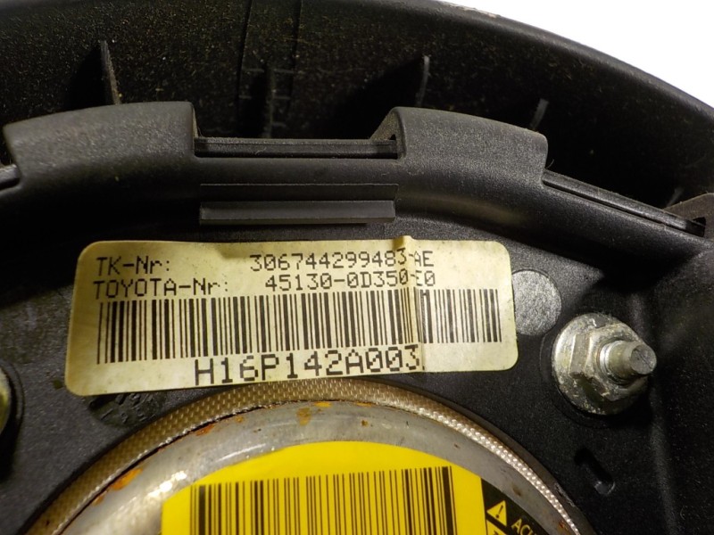 Recambio de airbag delantero izquierdo para toyota yaris 1.0 cat referencia OEM IAM 451300D350C0 451300D350EO 