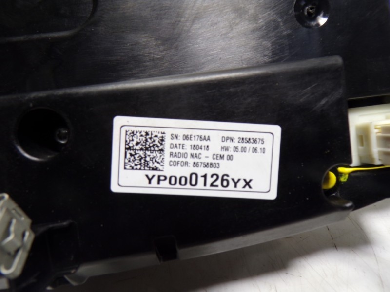 Recambio de sistema navegacion gps para opel crossland x 1.2 referencia OEM IAM 39021377 28583675 