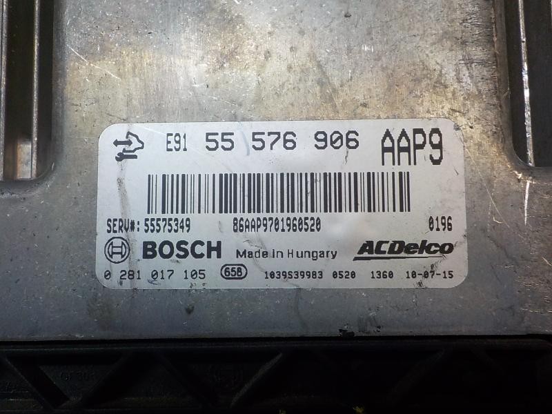 Recambio de centralita motor uce para opel insignia berlina sport referencia OEM IAM 55575349 55576906 0281017105
