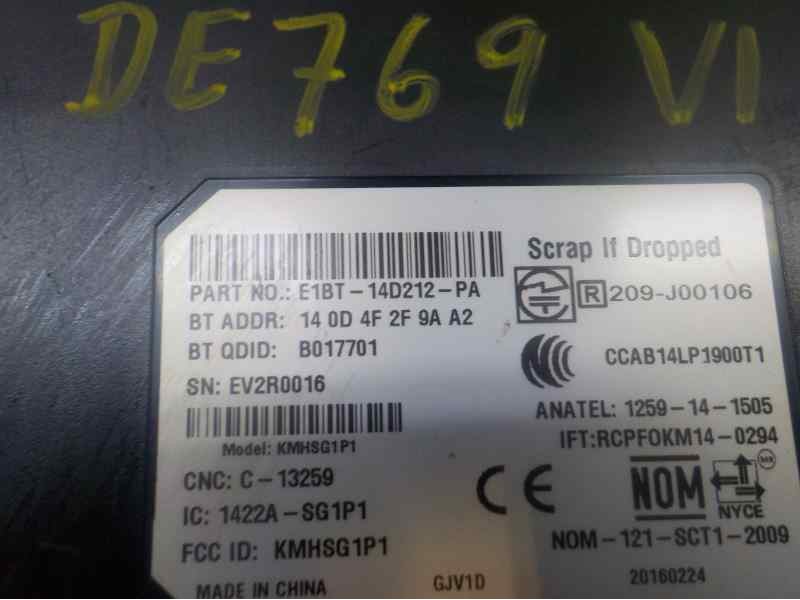 Recambio de modulo electronico para ford focus lim. 1.5 tdci cat referencia OEM IAM 2117959 E1BT14D212PA 
