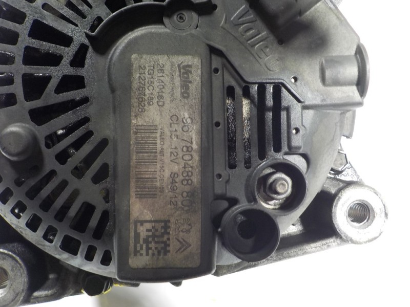 Recambio de alternador para peugeot 208 1.4 hdi fap referencia OEM IAM 9678048880 9678048880 TG15C189