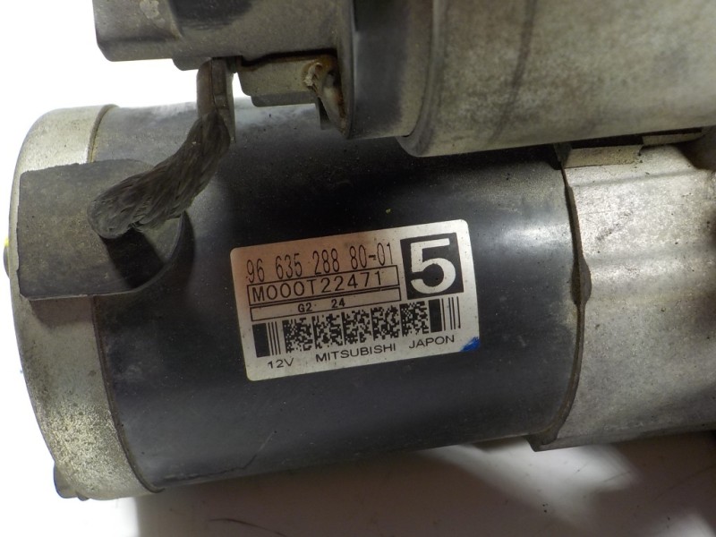 Recambio de motor arranque para peugeot 208 1.4 hdi fap referencia OEM IAM 5802Z8 9663528880 M000T22471