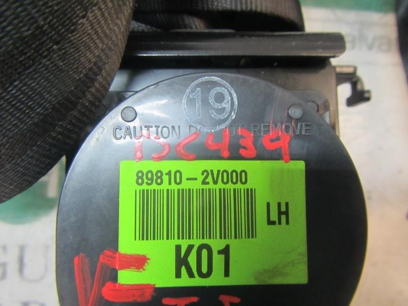 Recambio de cinturon seguridad trasero izquierdo para hyundai veloster sport s referencia OEM IAM 898102V000RY 898102V000 
