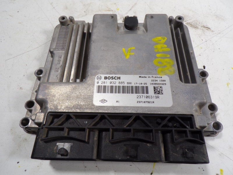 Recambio de centralita motor uce para renault kangoo 1.5 dci diesel fap referencia OEM IAM  237106319R 
