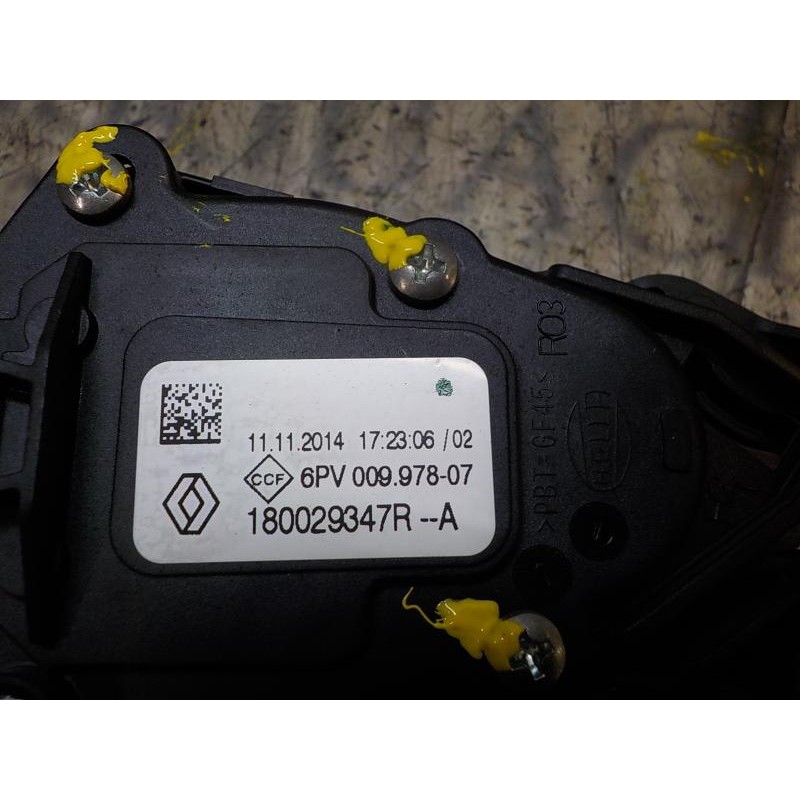 Recambio de potenciometro pedal para renault clio iv 1.5 dci diesel fap energy referencia OEM IAM 180029347R 180029347R 