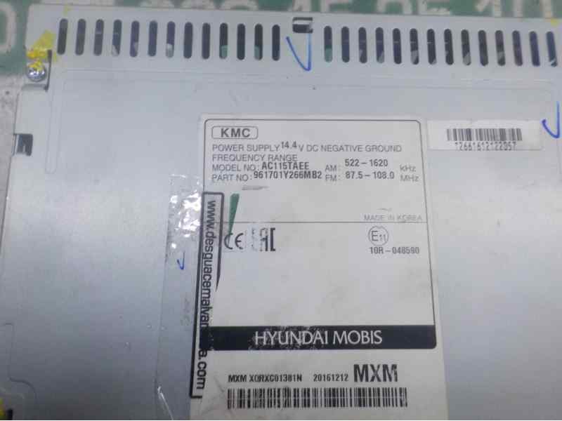 Recambio de sistema audio / radio cd para kia picanto (ja) 1.0 cat referencia OEM IAM 961701Y266MB2  