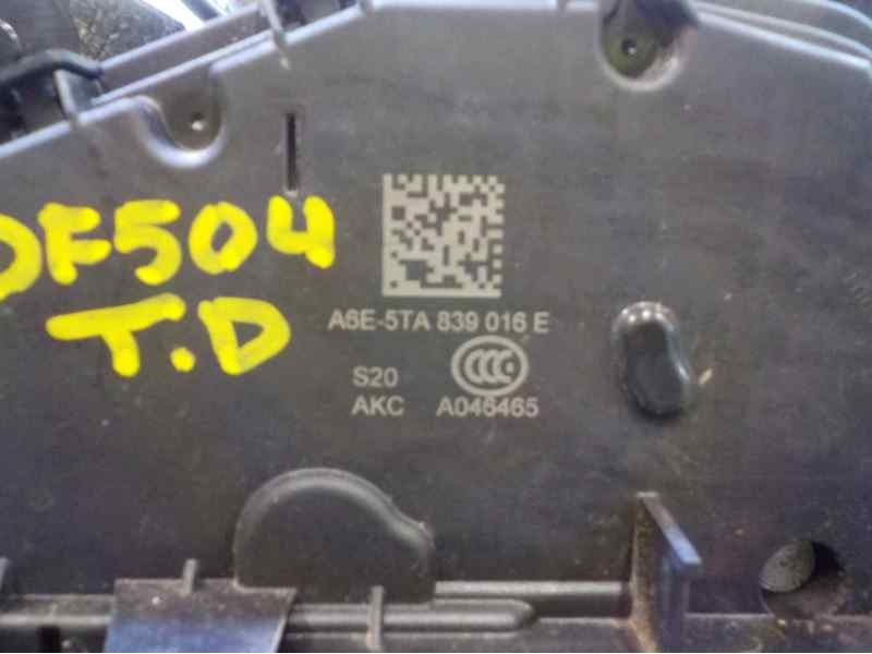 Recambio de cerradura puerta trasera derecha para volkswagen polo sport referencia OEM IAM 5TA839016E 5TA839016E 