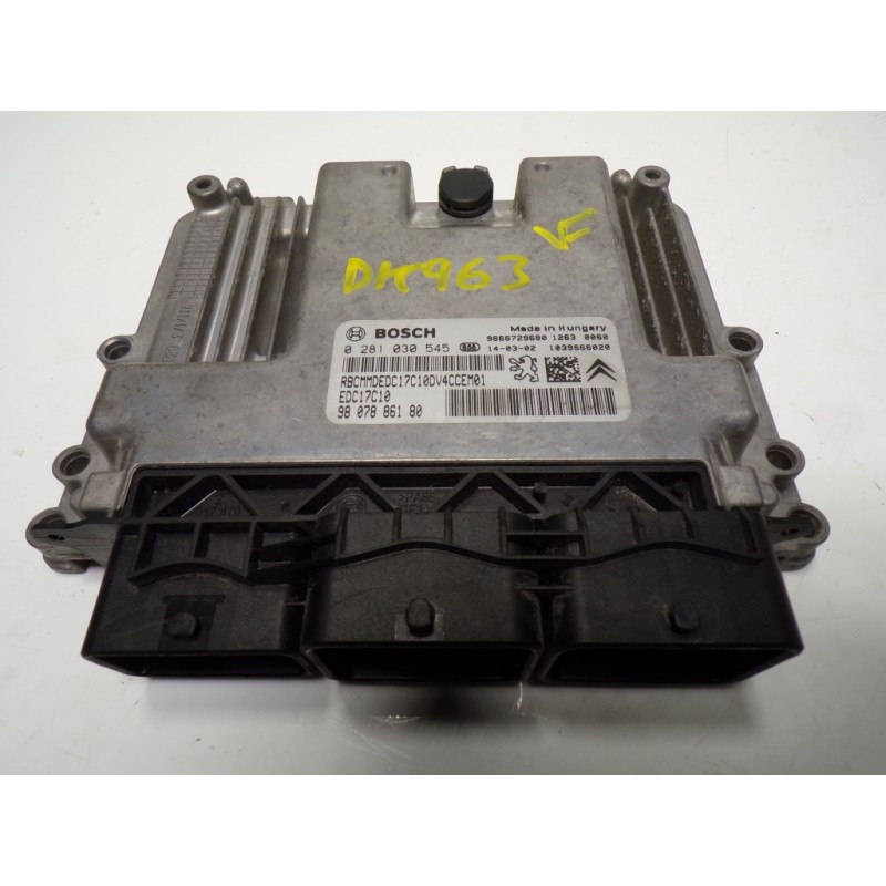 Recambio de centralita motor uce para peugeot 208 1.4 hdi fap referencia OEM IAM 1608085180 9807886180 