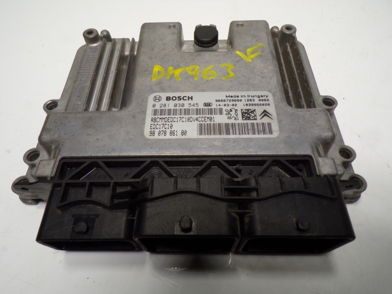 Recambio de centralita motor uce para peugeot 208 1.4 hdi fap referencia OEM IAM 1608085180 9807886180 