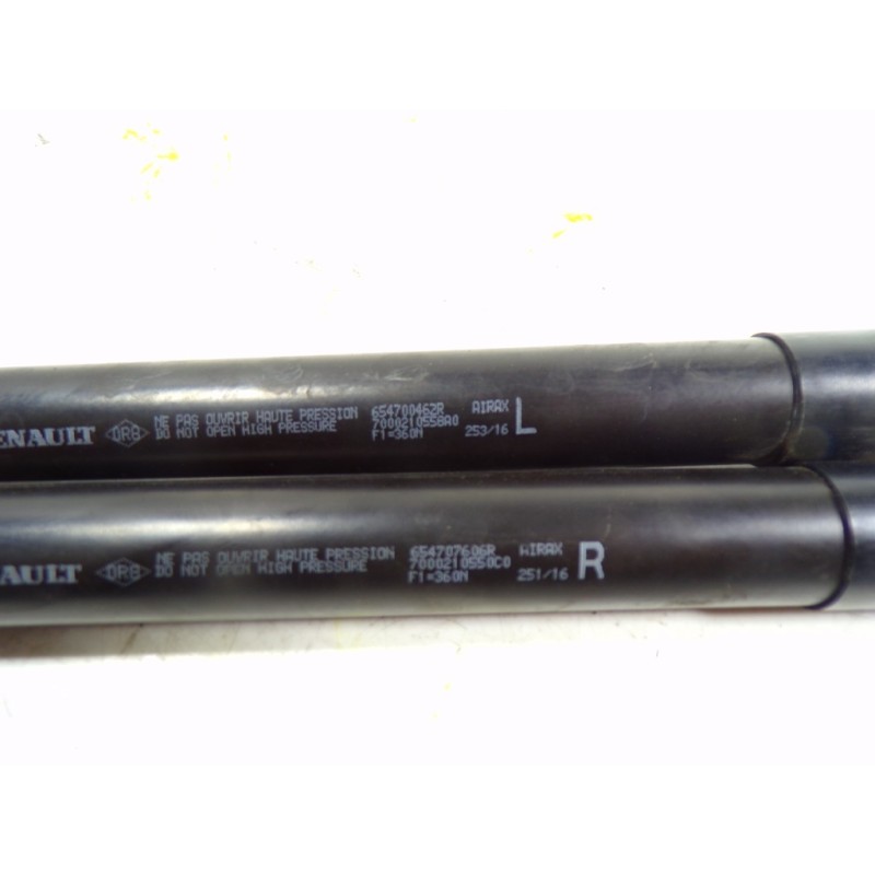 Recambio de amortiguador capot para renault megane iv berlina 5p 1.5 dci diesel fap energy referencia OEM IAM 654707606R 6547004