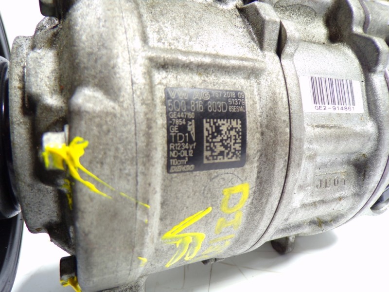Recambio de compresor aire acondicionado para seat arona 1.0 tsi referencia OEM IAM 5Q0816803F 5Q0816803D GE4471507854